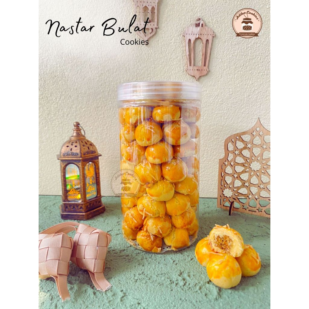 

Nastar Premium Adiba Cookies toples 1000ml