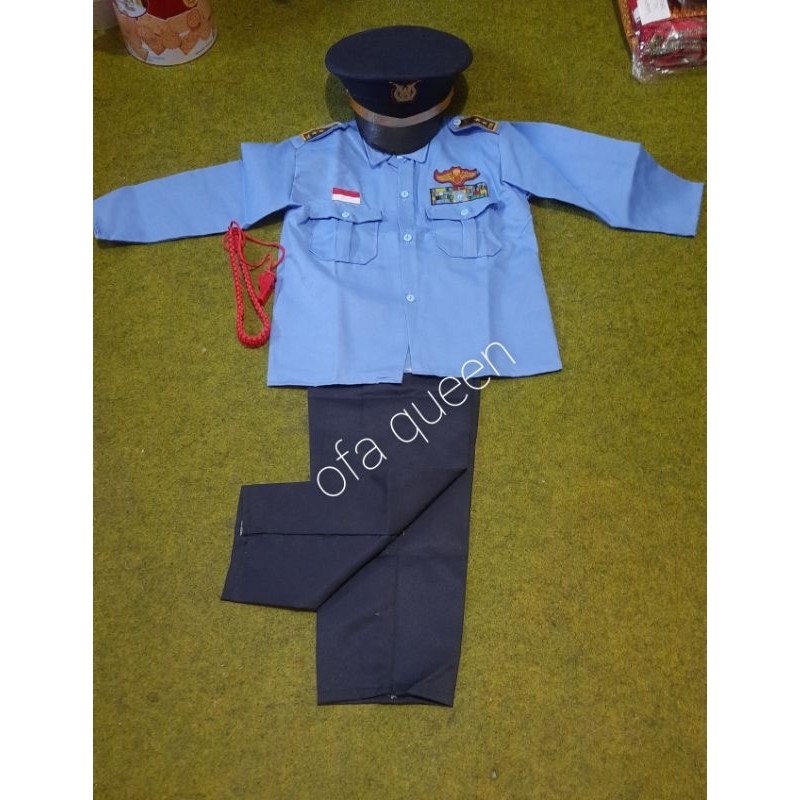 baju profesi angkatan udara/AU anak TK, SD