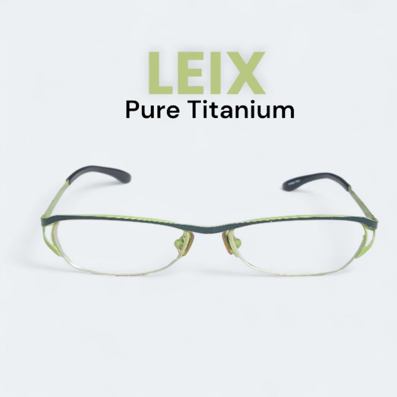 LEIX Kacamata Pure TITANIUM sporty frame