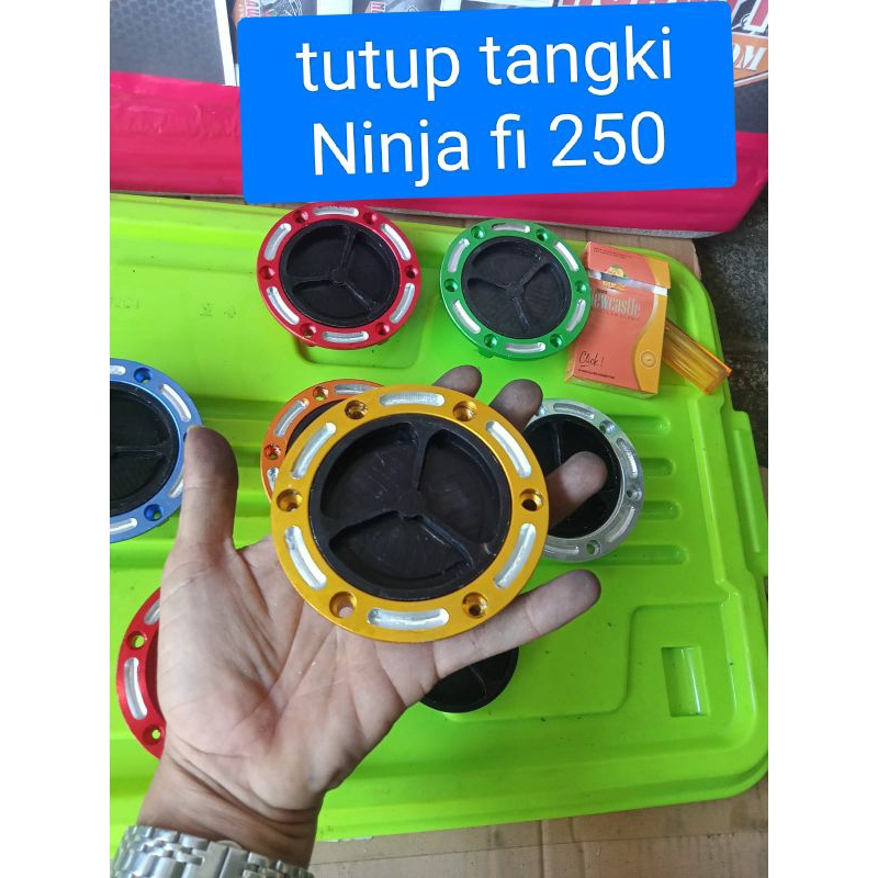 tutup tangki Ninja 250 Fi//Tutup tangki Ninja karbu 250