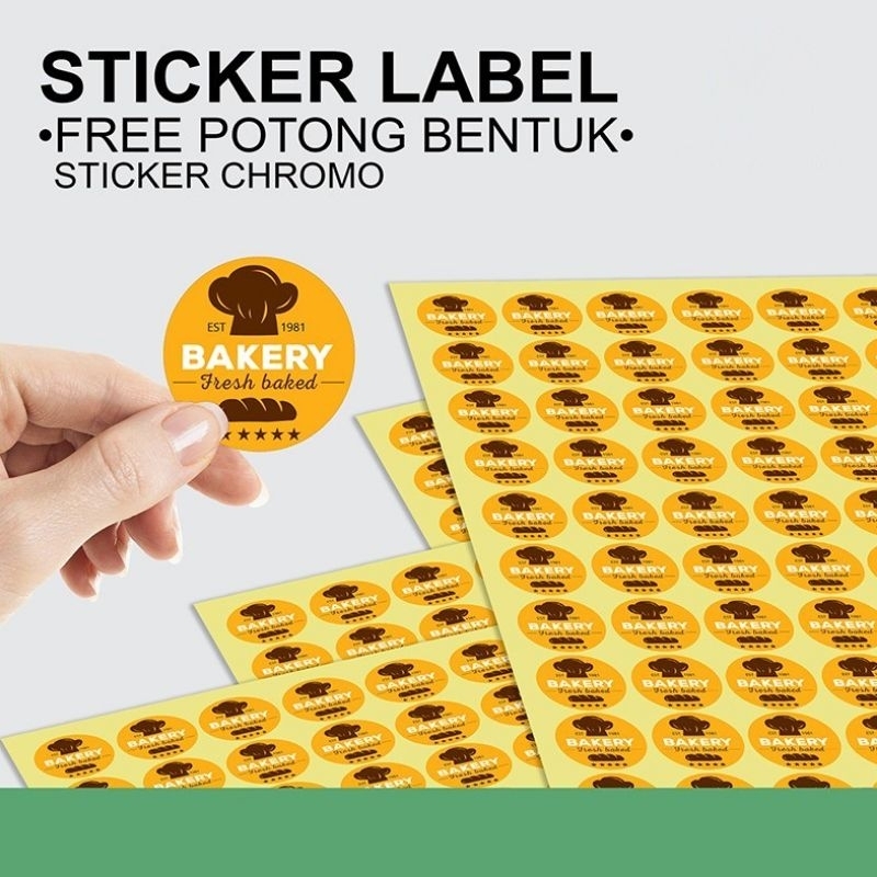 

Cetak Stiker Cromo / Stiker label / Sehari Jadi (Sudahtermasuk Print + Cutting)