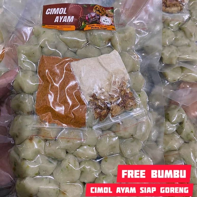 

Cimol Ayam Khas Tasik Frozen Free Bumbu