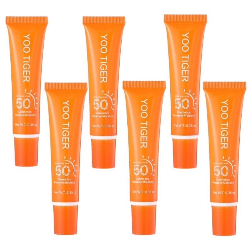 (6 PCS) YOO TIGER Sun Block SPF 50 Sunblock Tahan Lama Yootiger PA++ SVMY Sun Screen Sunscreen Wajah