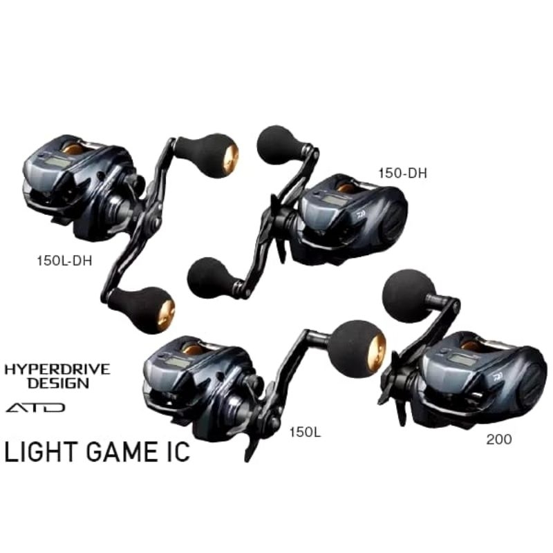 reel pancing BC Daiwa Light Game X IC200