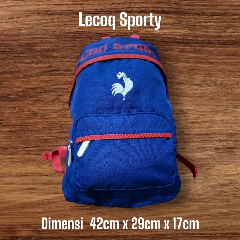 TAS RANSEL LECOQ RANSELBAG LECOQ ORIGINAL SECOND