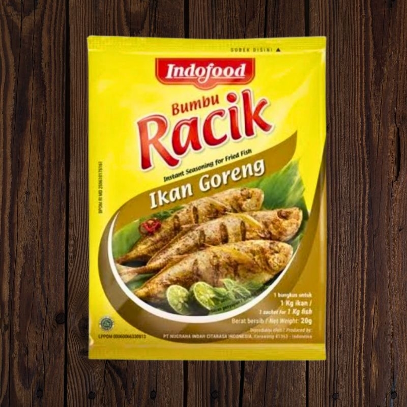 

Bumbu Racik instan sachet kemasan 20 gram 1 renteng