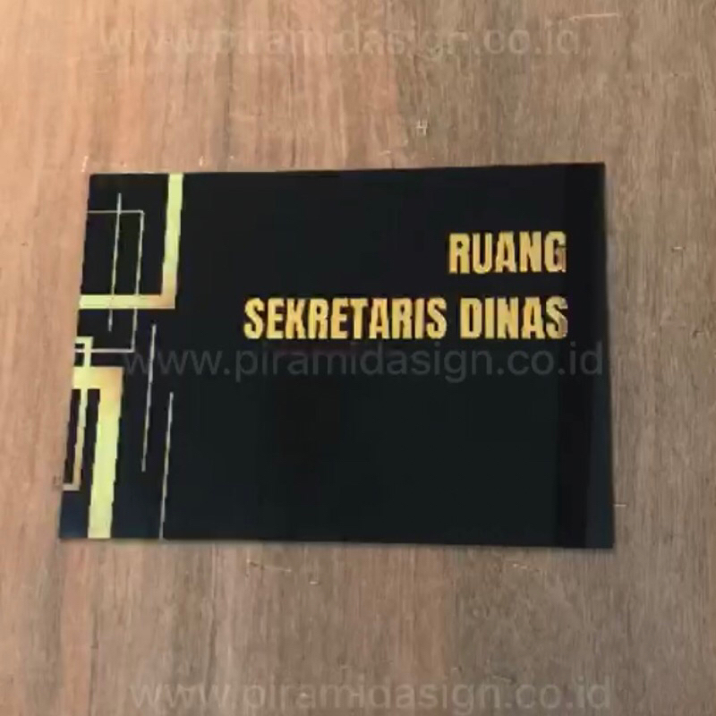 

Sign papan nama ruang kantor dinas coorporate pemerintah room signage