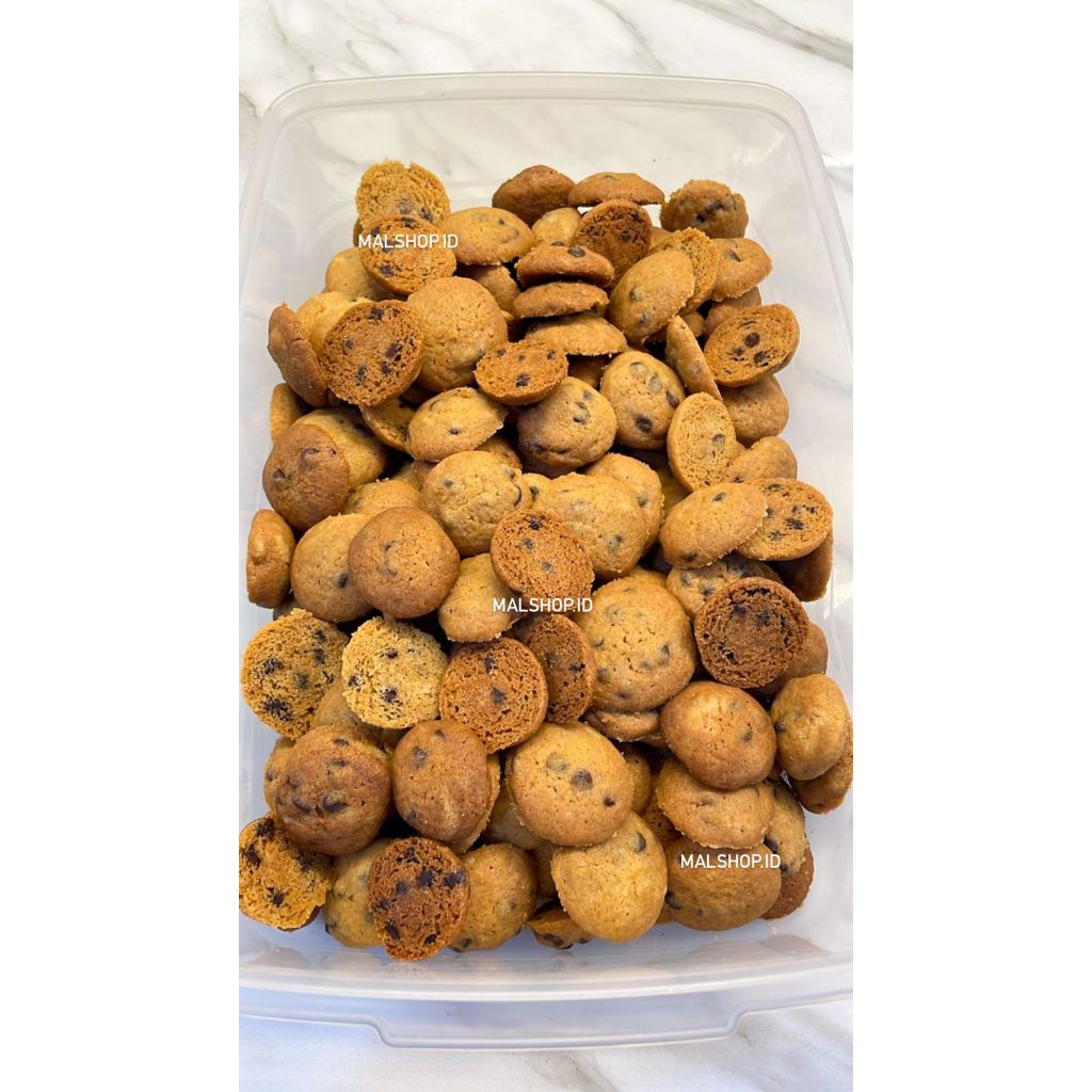 

Choco Chip Mini Cookies Crunchy Premium Jar .250gr/400gr/800gr (Malshop)