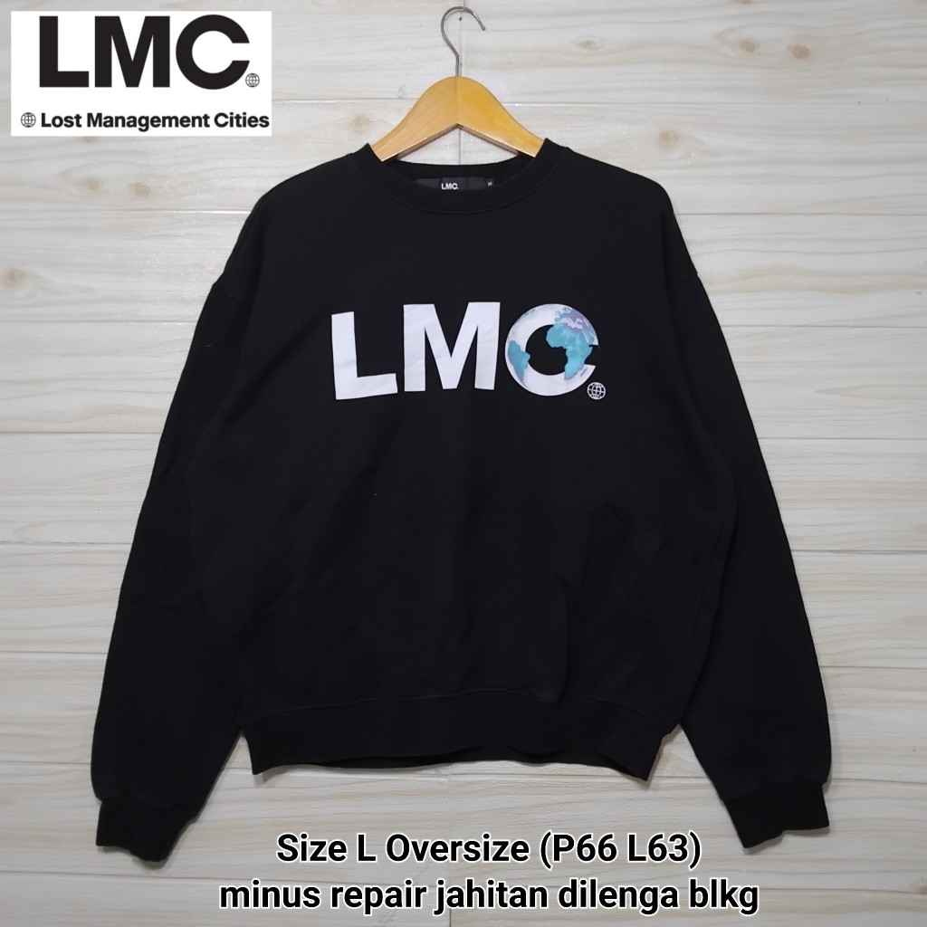 Sweater Crewneck Lost Management Cities LMC Second Original