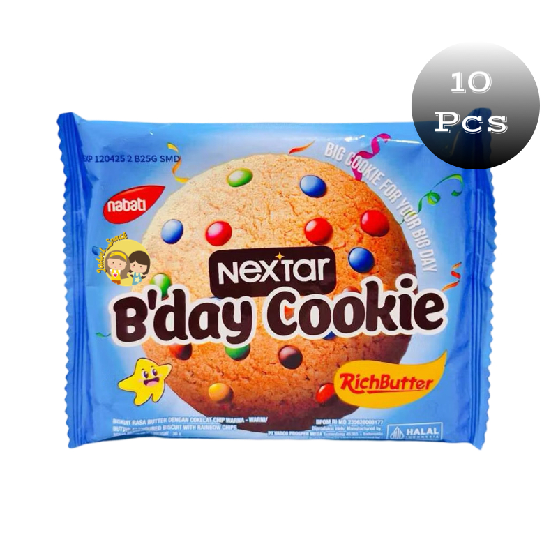

GROSIR - Cookie B'day Nabati 10 X 30 Gr Rasa Butter by Jadoel_Snack
