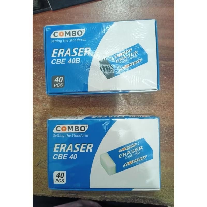 

1 Kotak isi 40 Eraser Pengapus Pensil Combo Gbe 40