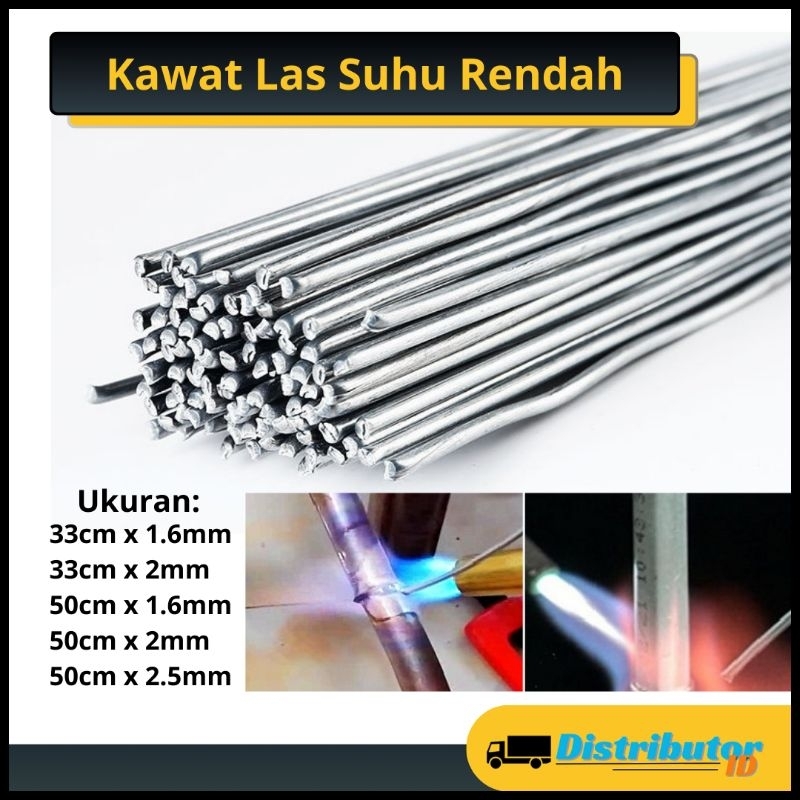 Kawat Las Suhu Rendah Flux Aluminium Electrode