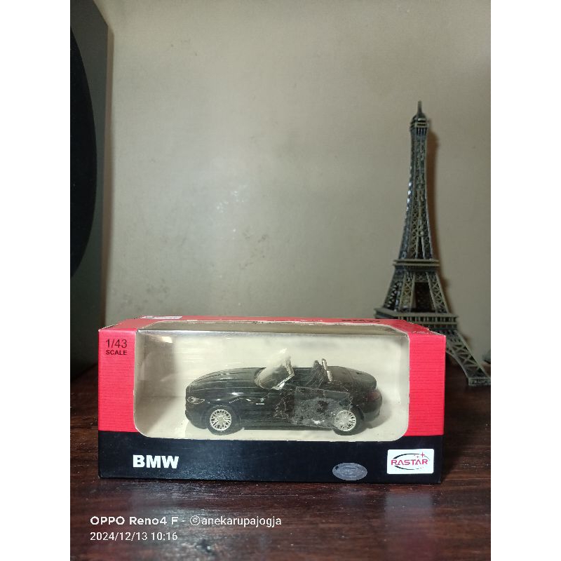 diecast bmw z4 hitam rastar