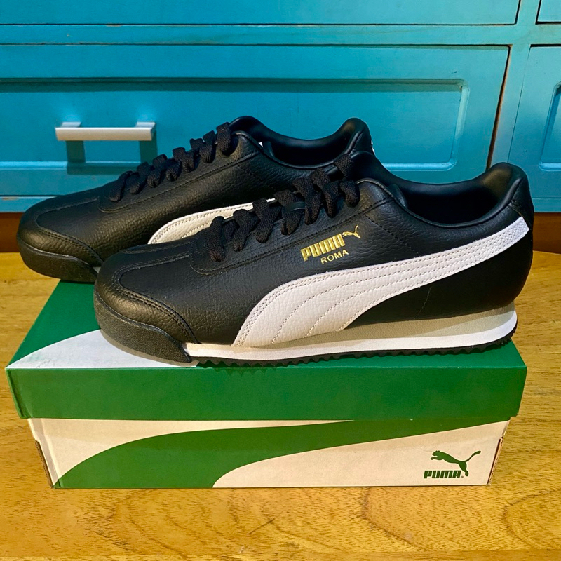 Puma Roma Black White