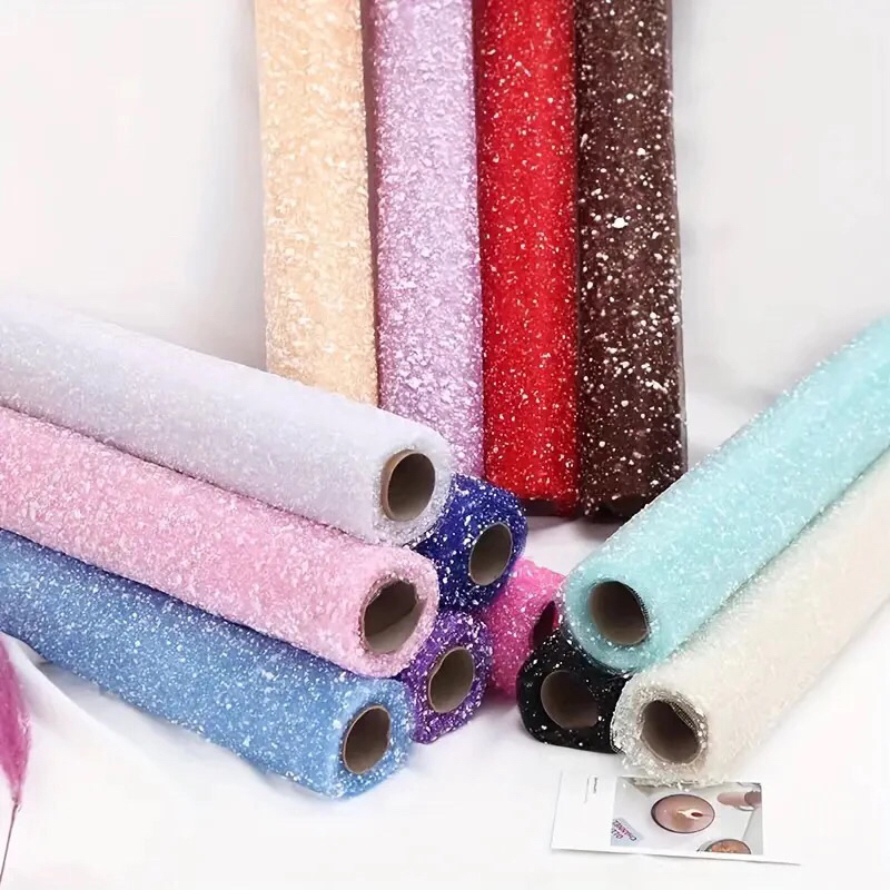 

READY [1 Roll] Kain Mesh Tile Salju / Buket Bunga Flower Wrapping Snow Polynet Jaring Jala Snowy Tulle
