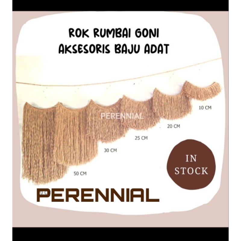 Rok Rumbai Goni Baju Adat Papua Bbgai Ukuran / Rok Rumbai Papua Tali Goni