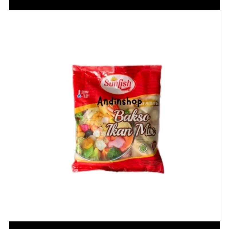 

Sunfish bakso ikan MIX, kemasan 500 gr