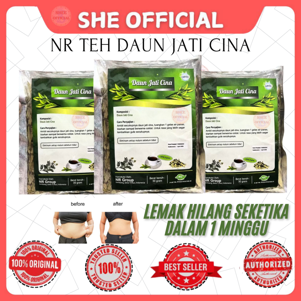 

NR Teh Daun Jati Cina | Pelangsing Badan Cepat & Ampuh Tanpa Olahraga BPOM Mengecilakan Lengan Perut