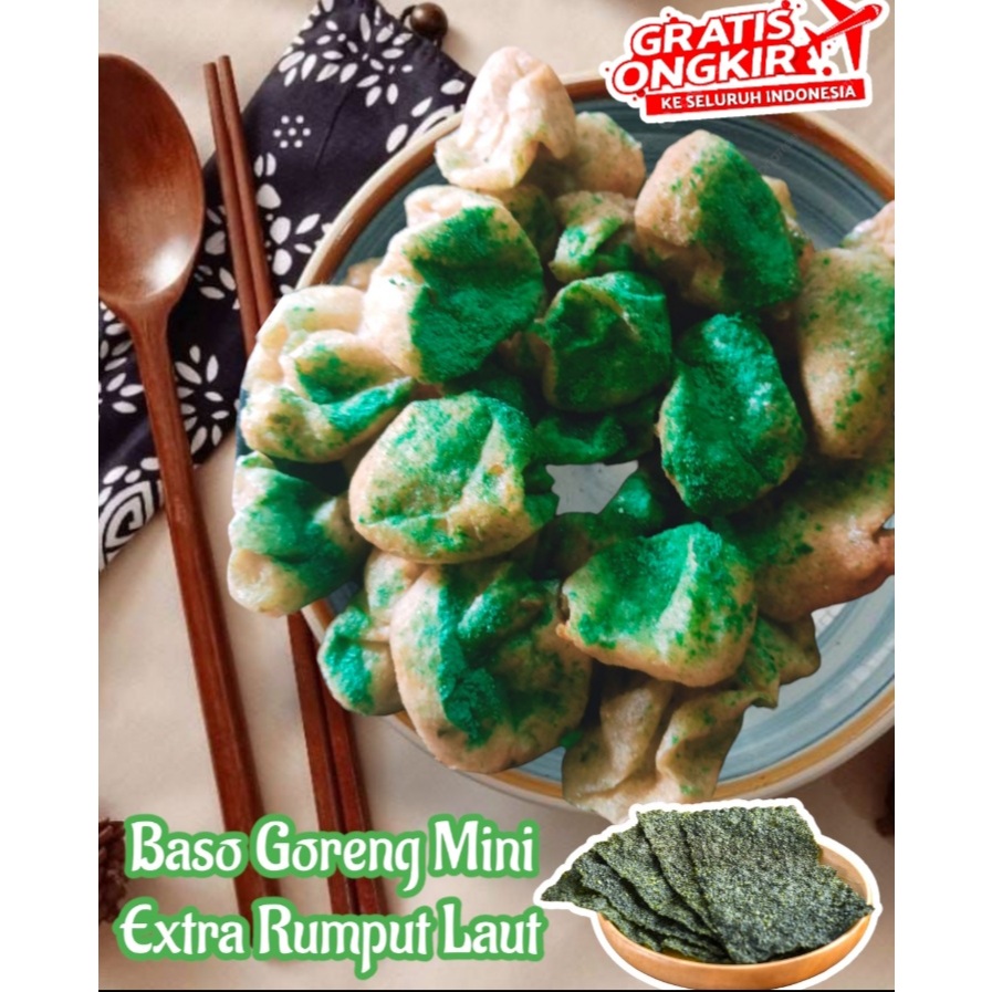 

Baso Goreng Basmut Bacimut Xtra rumput Laut Cemilan Jajanan Viral Terlaris