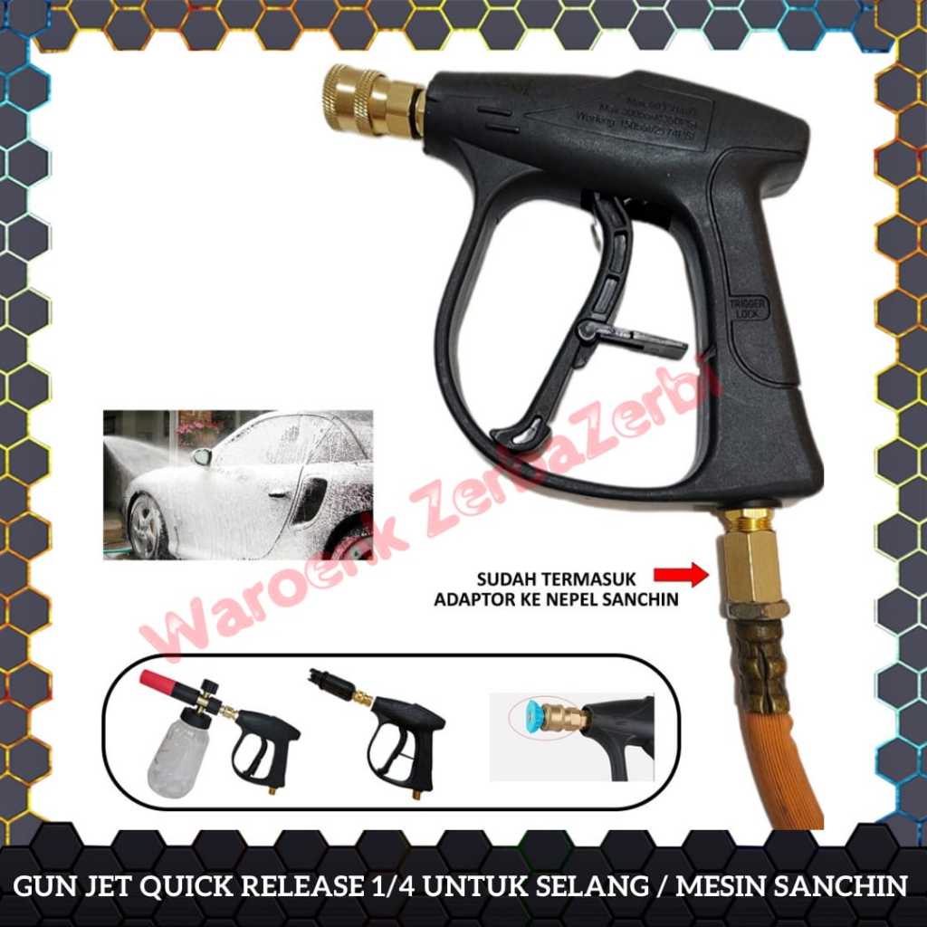 GAGANG PISTOL TEMBAKKAN SEMPROTAN GUN STIK STICK SANCHIN SANCIN TEKANAN TINGGI HIGH PRESSURE WATER T