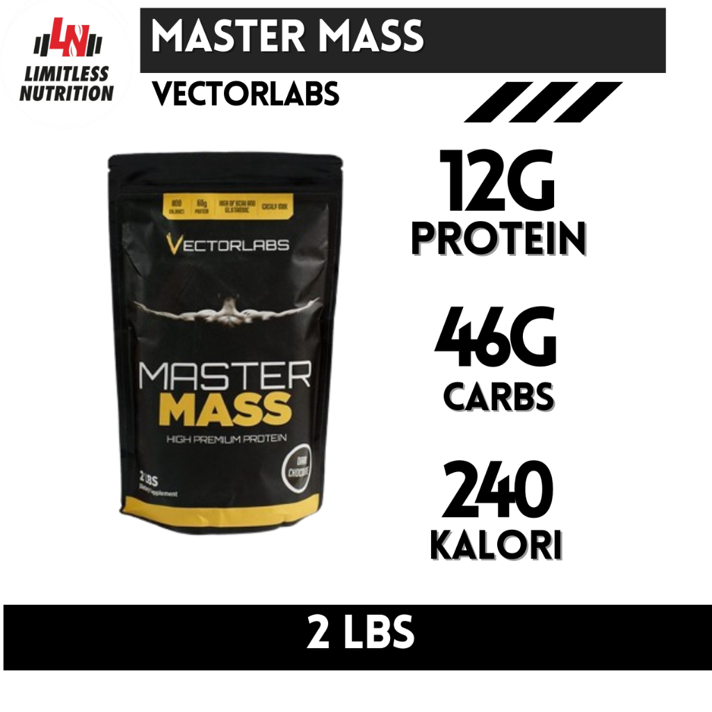 Vectorlabs Master Mass 2 Lbs Mass Gainer  Susu Penambah berat badan Bpom Halal