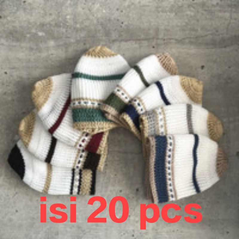 Peci Rajut Anak // Peci Rajut Bayi // Peci Rajut Grosir // Peci Rajut Garis Garis // Peci Rajut Kodi