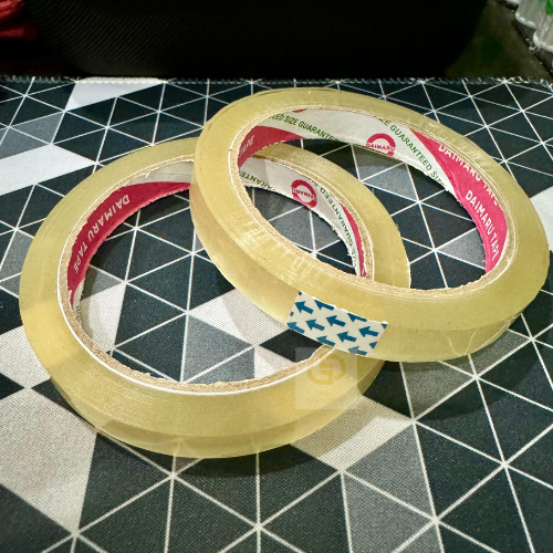 

(1 ROLL) Daimaru Stationery Tape Transparan 12 mm x 72 Yard