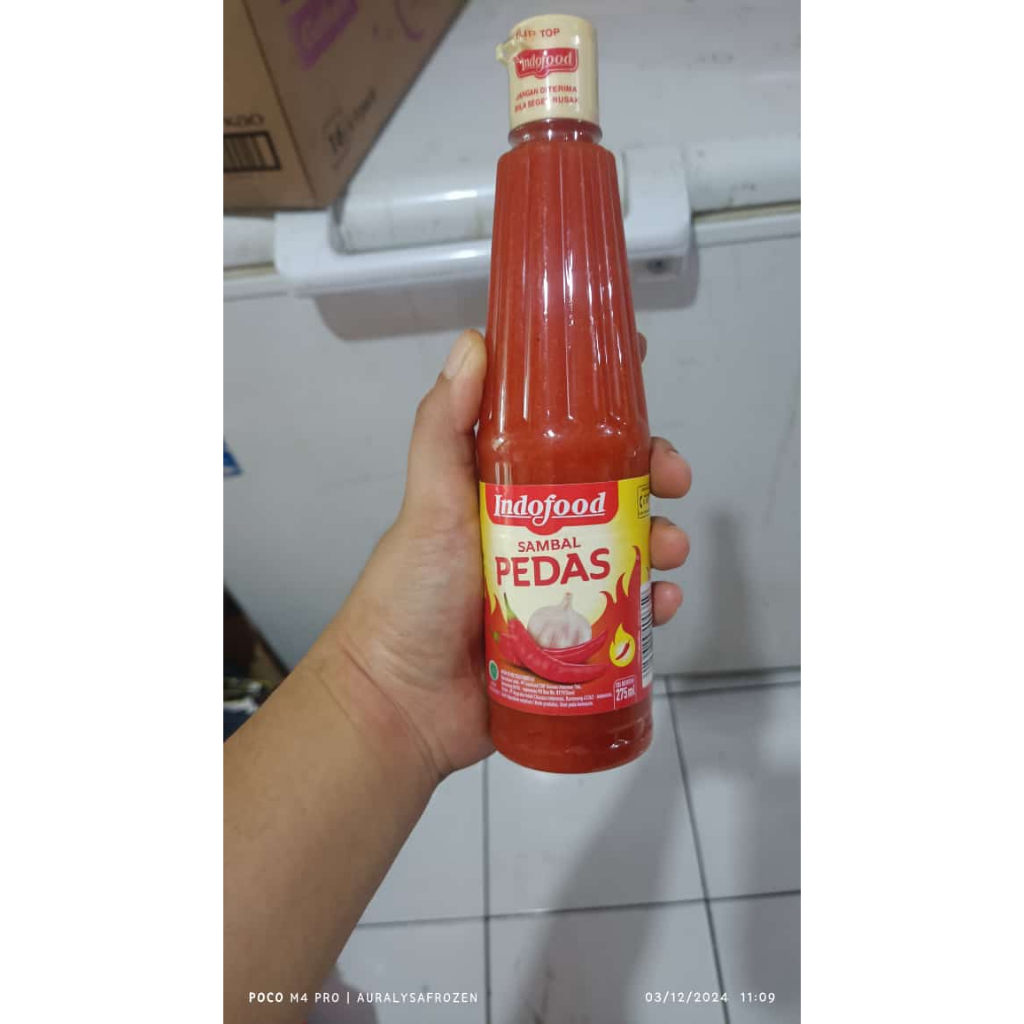 

INDOFOOD SAUS SAMBAL PEDAS 275ML / EKSTRA PEDAS 275ML