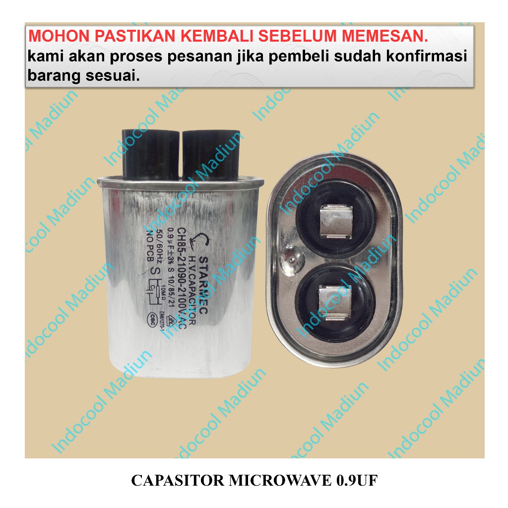 CM09 CAPACITOR / KAPASITOR MICROWAVE / CAPASITOR MICROWAVE 0.9UF