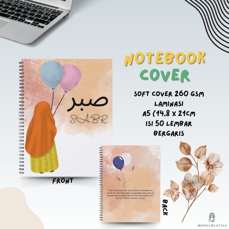 

Notes estetik / Notes Kajian / Notebook spiral A5 - Cover isi 50 lembar (100 Halaman)
