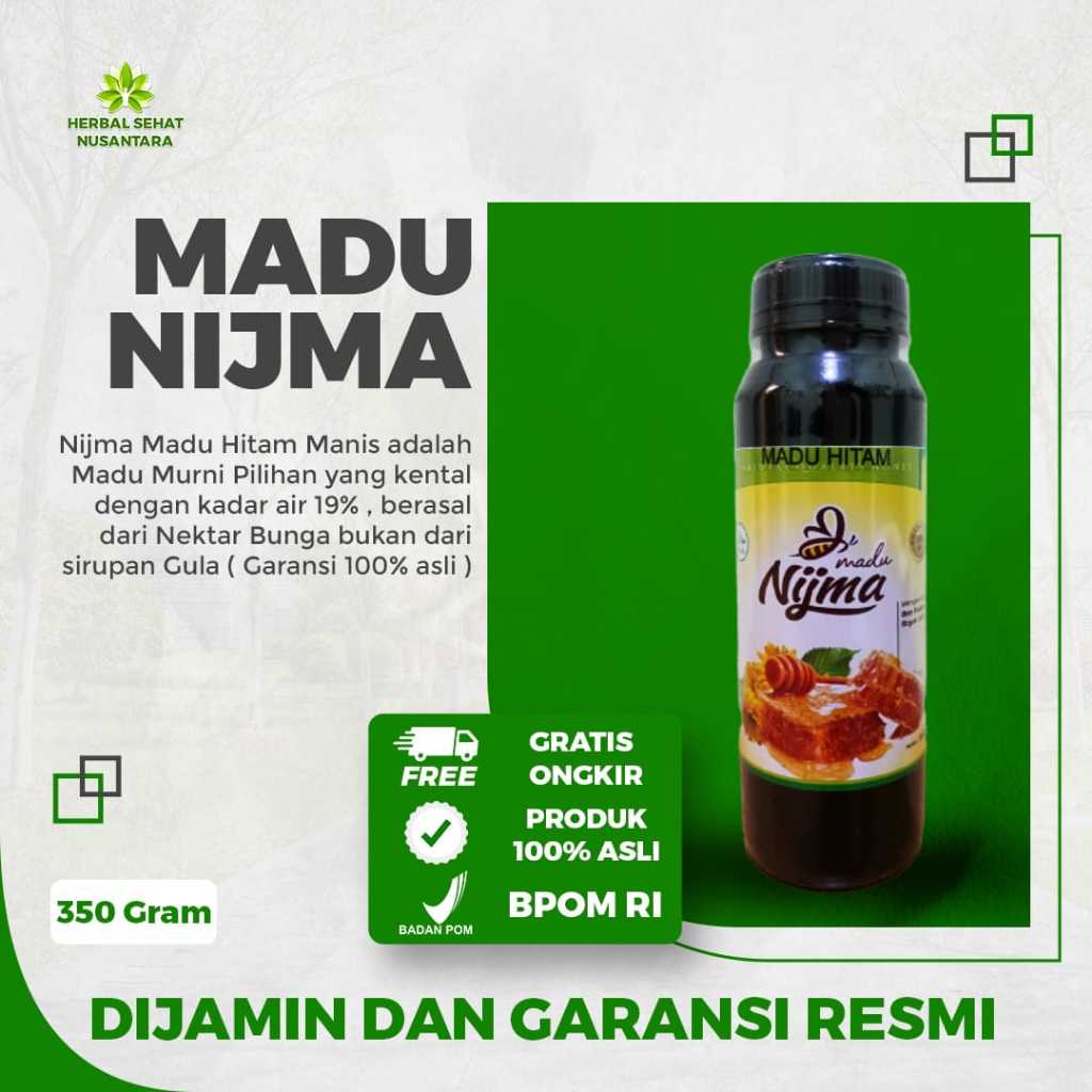 

Madu Nijma Madu Hitam Manis Kemasan 350 gr