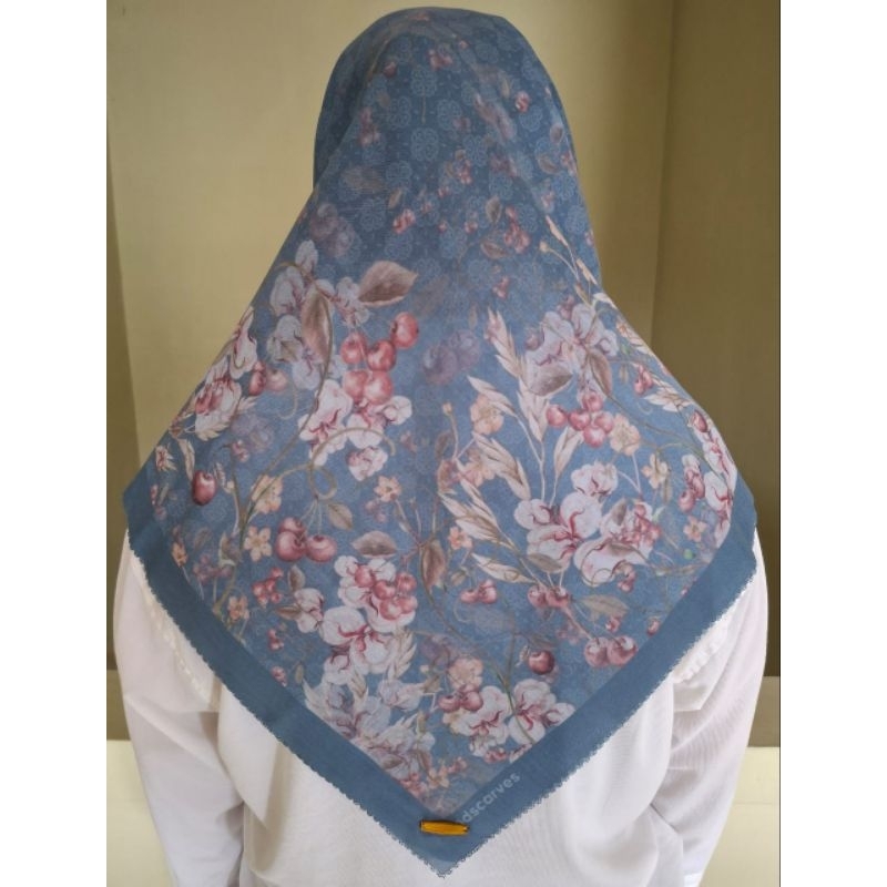 Hijab/Jilbab Cherry Series Jeans (Blue Denim)