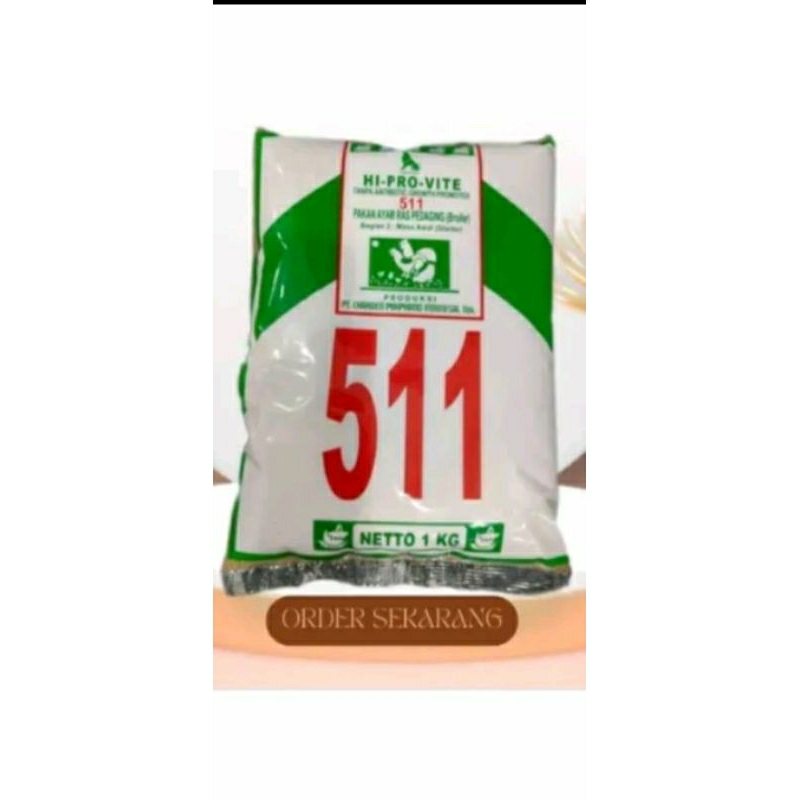 PAKAN AYAM 511/511B KEMASAN 1KG MAKANAN PAKAN AYAM PUR AYAM PEDAGING