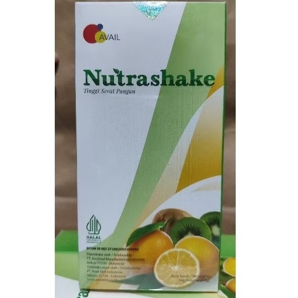 

nutrashake tinggi serat pangan per pack isi 6 sachet