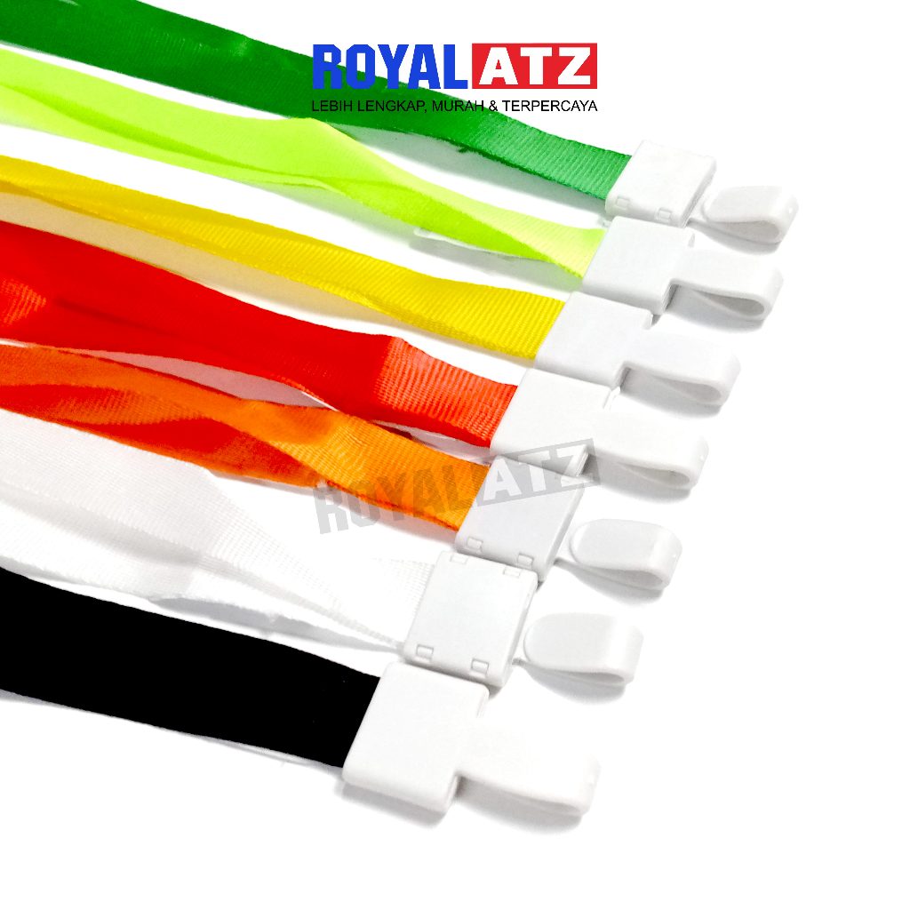 

V-Tec Tali ID Card / Tali Lanyard Bahan Nylon Ukuran 1.5 Cm Kail Plastik