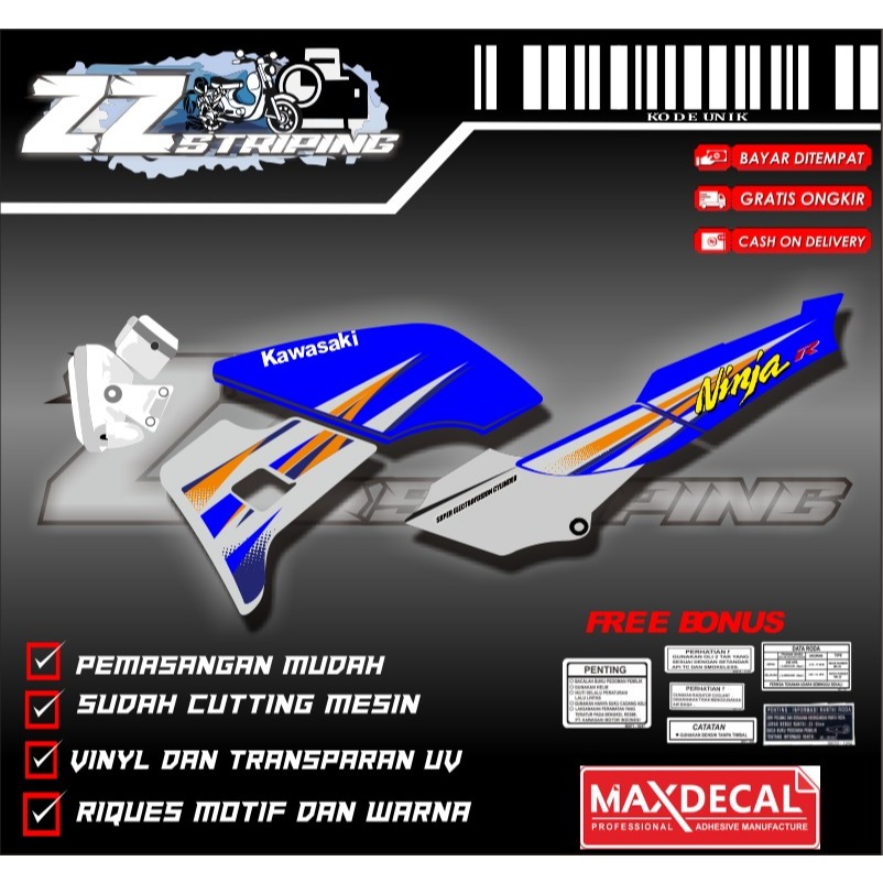 STRIPING MOTOR KAWASAKI NINJA 150 KISS (BISA REQUEST)
