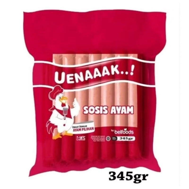 

Belfoods uenaak sosis ayam isi 15's
