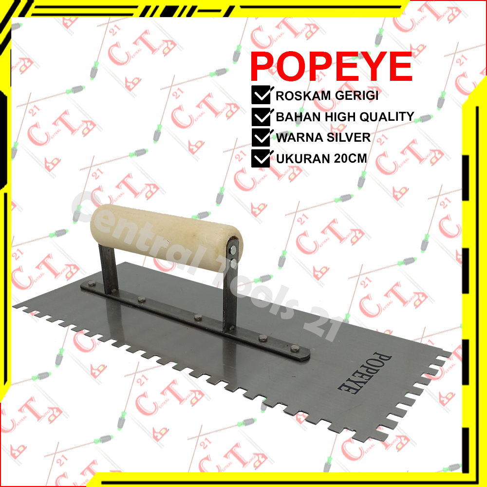 Roskam Gerigi Stainless Gagang Kayu Fiber / Roskam Acian