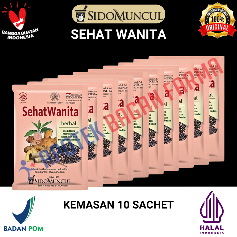 

SIDOMUNCUL Sehat Wanita | Pria Herbal 7gr 10 Sachet | Memelihara Kesehatan