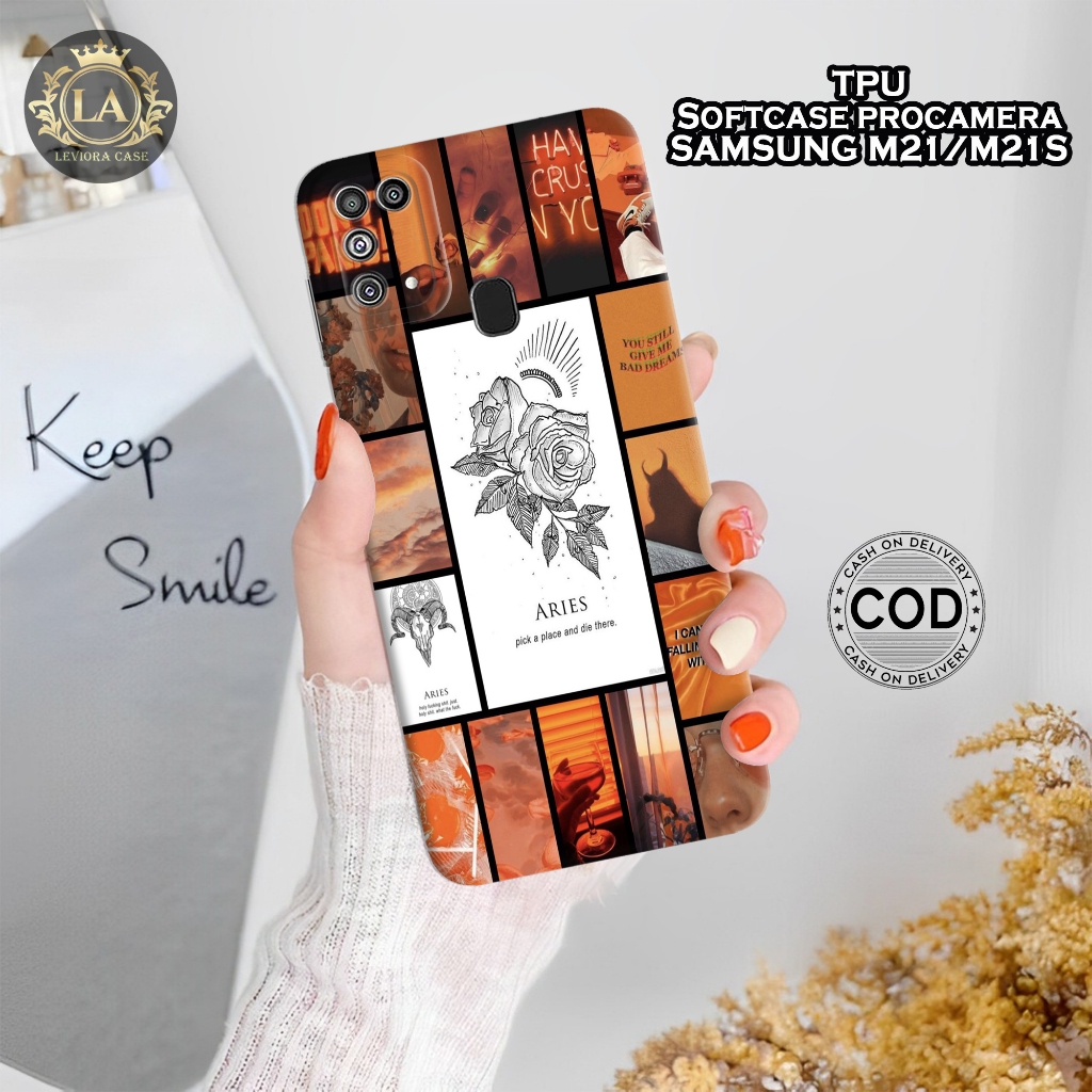 Case Samsung M21 / M21s Terbaru - Leviora Case - Fashion Case Zodiak - Softcase Samsung M21 / M21s -