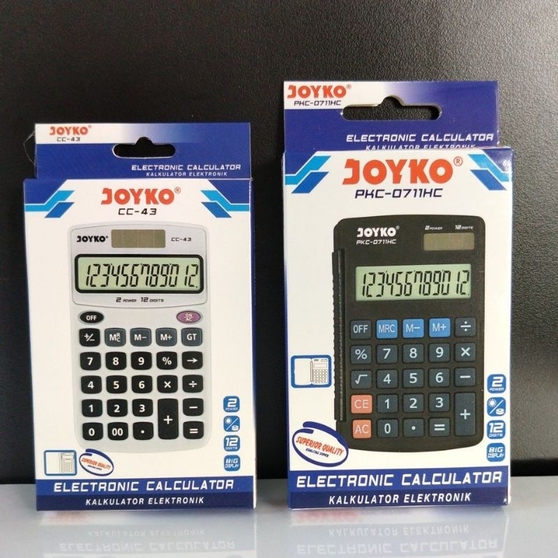 

JOYKO - Calculator Mini 12 Digits / Kalkulator Kecil 12 Digit / Kalkulator Genggam