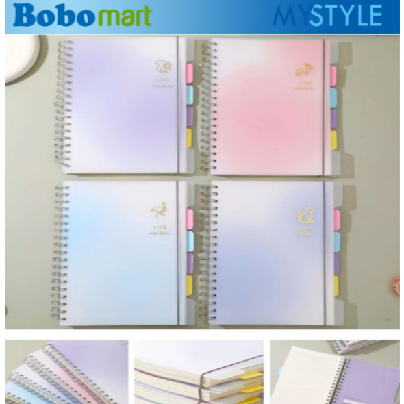

1 PCS NOTEBOOK SPIRAL BUKU DIARY RING DEPAI A5 ISI 100 LEMBAR BUKU TULIS CATATAN MOTIF MURAH DP-029