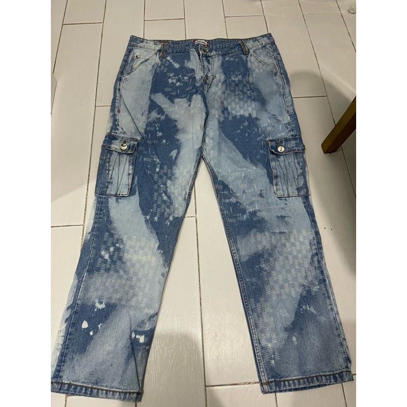 Cargo Jeans blue splash (by denimitup) Size 40