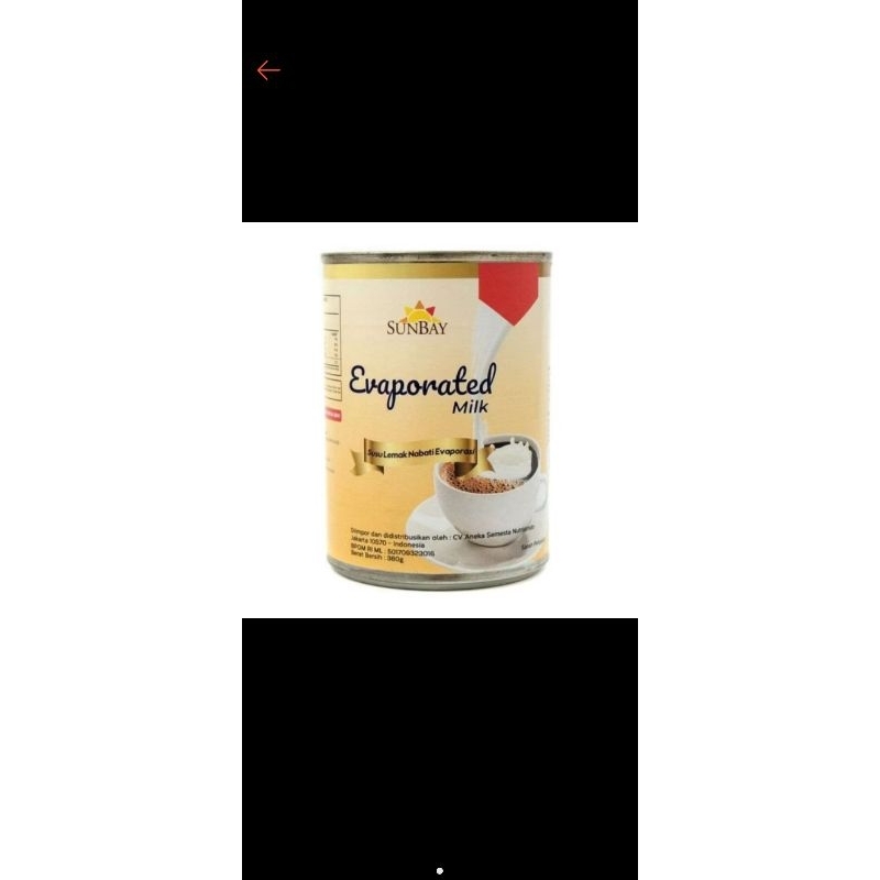 

SUSU SUNBAY EVAPORASI 390GR