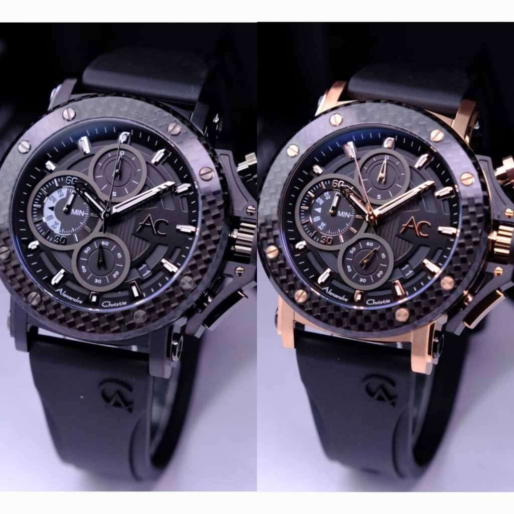 ALEXANDRE CHRISTIE PRIA AC 9205 AC9205 CARBON RUBBER ORIGINAL GARANSI RESMI 2 TAHUN