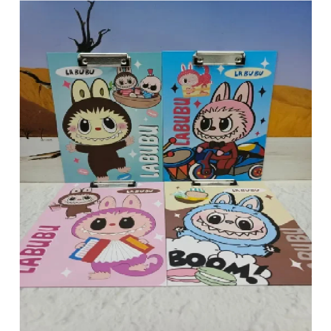 

PAPAN UJIAN 2SISI FANCY KARAKTER LABUBU/CLIPBOARD