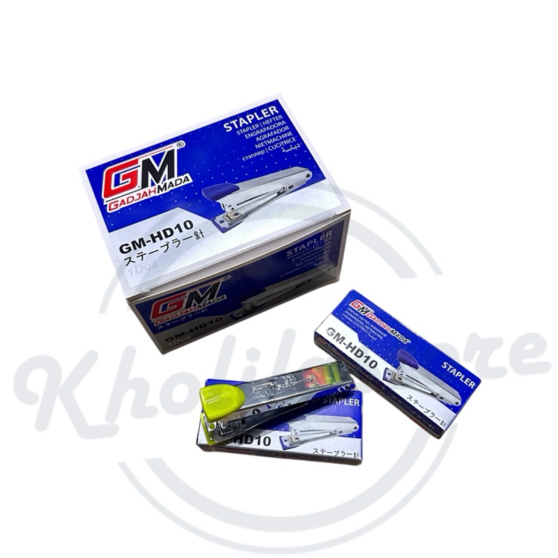 

(12 pcs) Stapler GM HD-10 / Alat Staples Gadjahmada HD 10