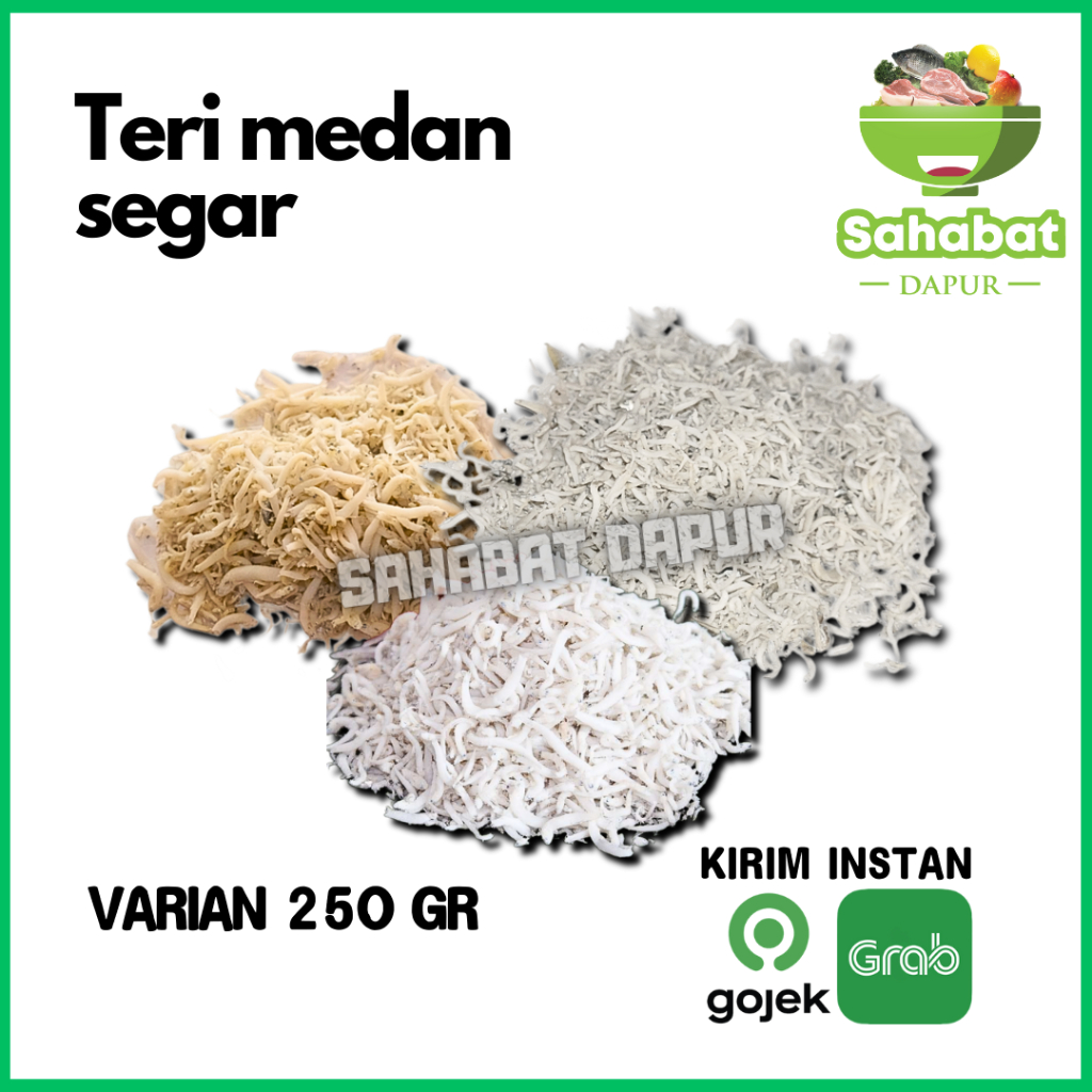 

Ikan Teri Medan Segar 250gr - Sahabatdapur