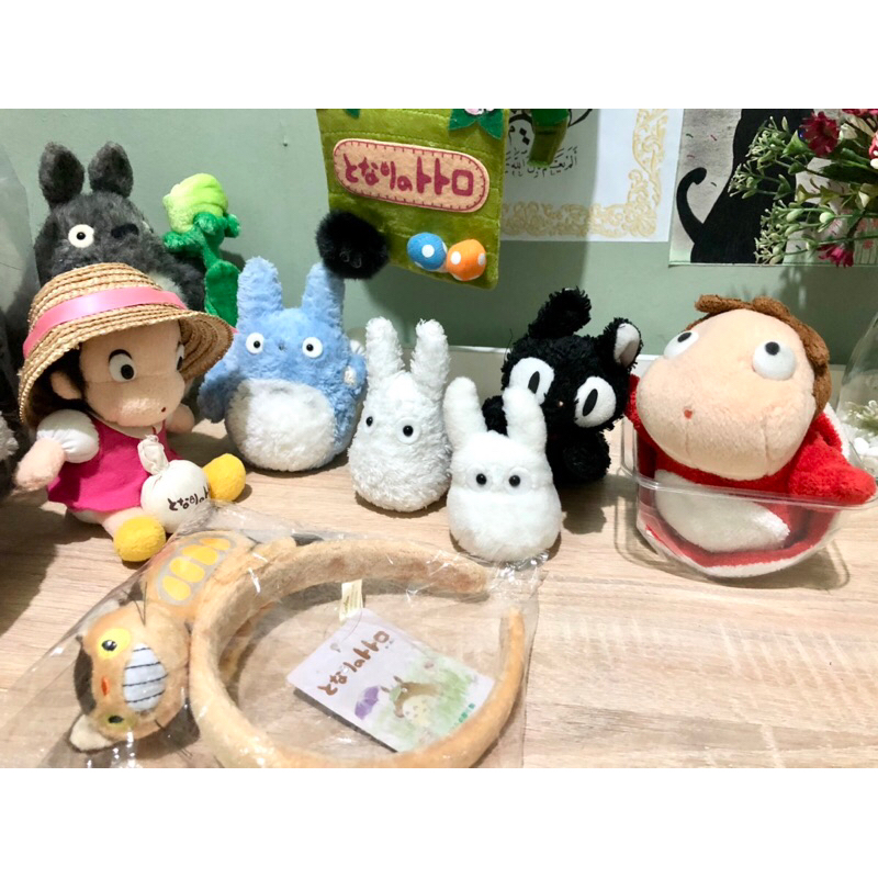 Boneka Ghibli Totoro dan Ponyo