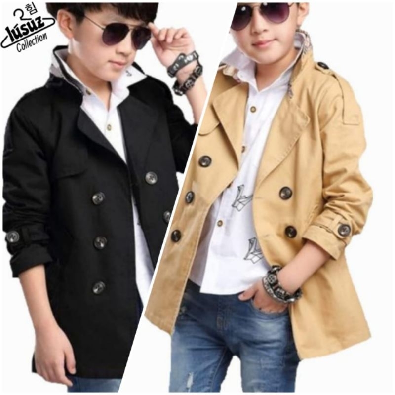 Jaket Coat jubah Blazer Anak Laki Laki/ Jas Coat Blazer Child Fashion/ Jas Jubah Blazer Loang Coat